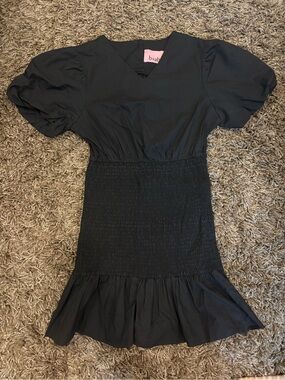 b+ab black mini dress